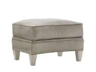 Picture of BAYVILLE LEATHER OTTOMAN