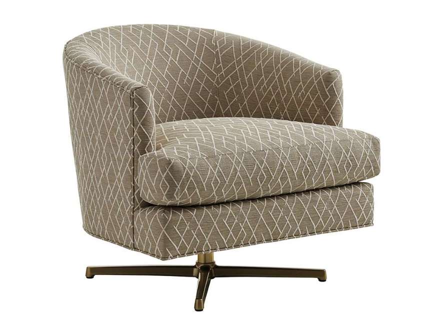 Picture of GRAVES SWIVEL CHAIR - BRASS