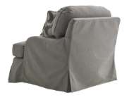 Picture of STOWE SLIPCOVER SWIVEL CHAIR - GRAY