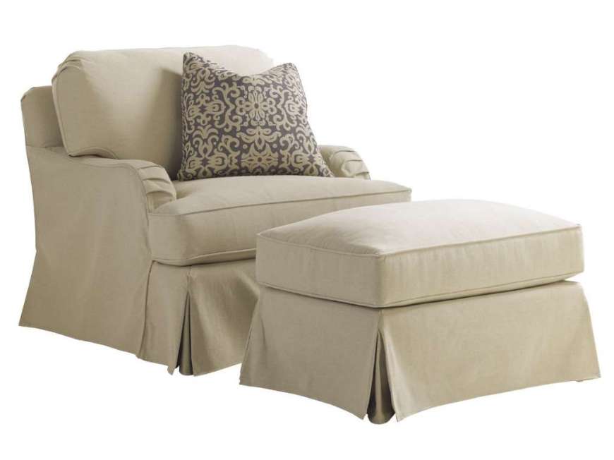 Picture of STOWE SLIPCOVER SWIVEL CHAIR - KHAKI