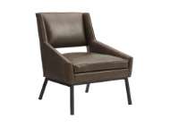 Picture of AMANI LEATHER CHAIR - CHARCOAL