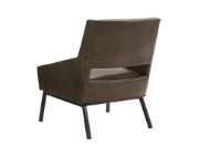 Picture of AMANI LEATHER CHAIR - CHARCOAL