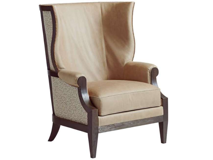 Picture of MERCED LEATHER WING CHAIR