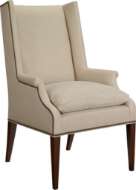 Picture of MARTIN HOST CHAIR IN ASH WITH ARMS AND LOOSE SEAT CUSHION