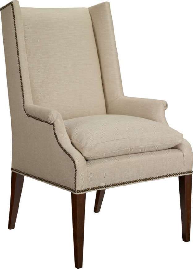 Picture of MARTIN HOST CHAIR IN ASH WITH ARMS AND LOOSE SEAT CUSHION