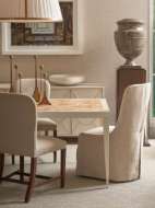 Picture of EVELYN WATERFALL SKIRTED DINING CHAIR