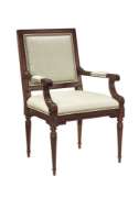 Picture of LOUIS XVI SQ BACK ARM CHAIR