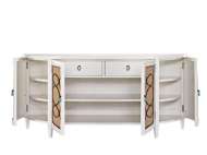 Picture of DUCHAMP DEMILUNE SIDEBOARD W/ WOOD TOP