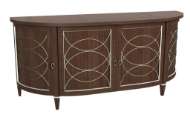 Picture of DUCHAMP DEMILUNE SIDEBOARD W/ WOOD TOP