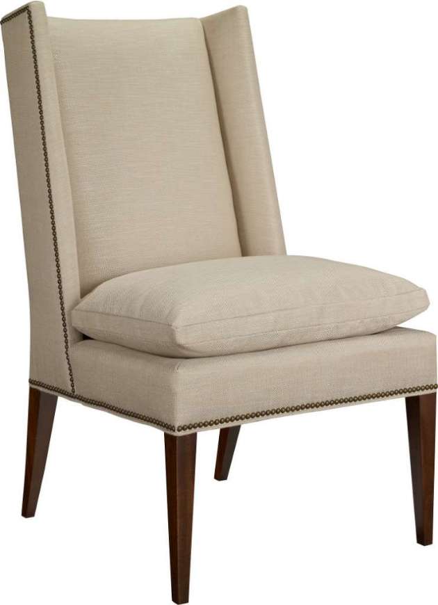 Picture of MARTIN HOST CHAIR IN MAHOGANY WITHOUT ARMS WITH LOOSE SEAT  CUSHION