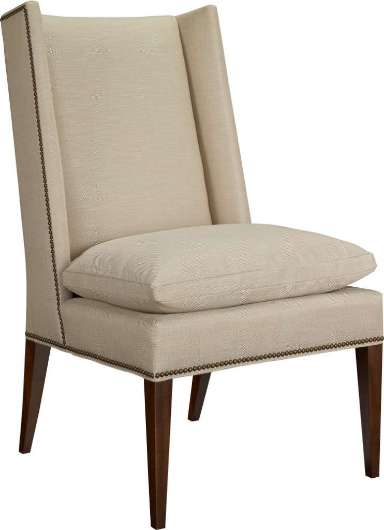 Picture of MARTIN HOST CHAIR WITHOUT ARMS - ASH LOOSE SEAT CUSHION