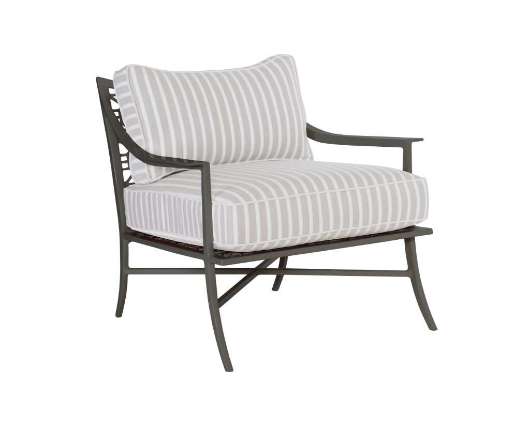 Picture of HARET OUTDOOR LOUNGE CHAIR - SMOKE GREY