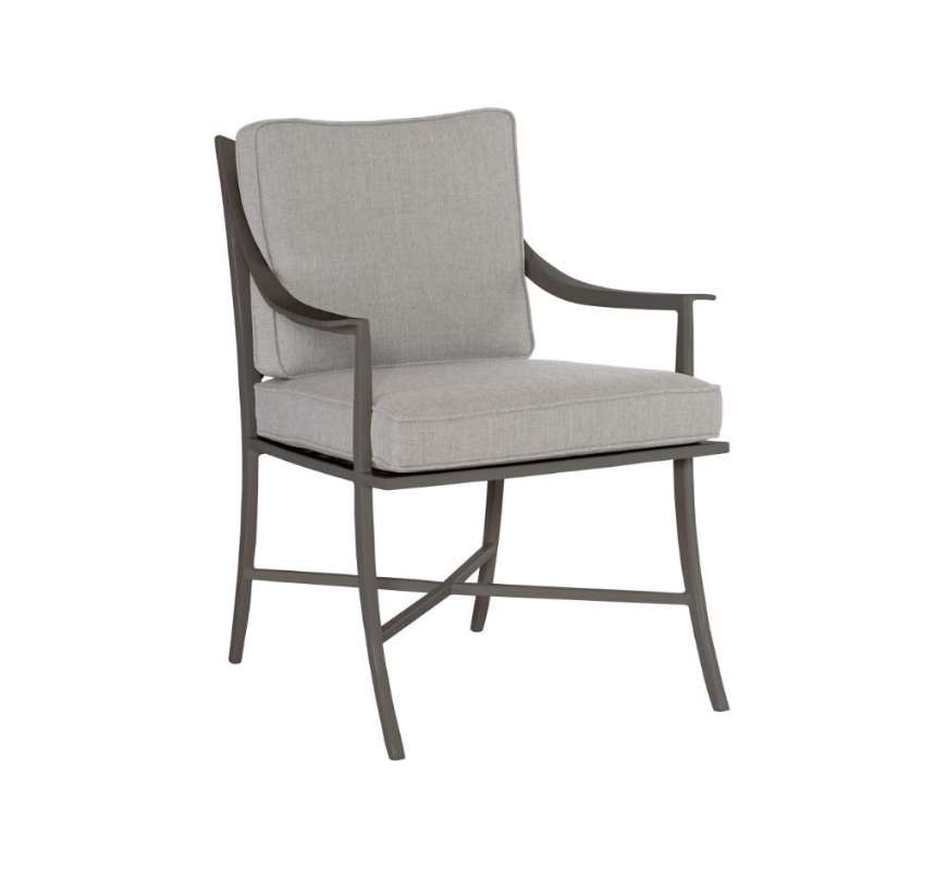 Picture of HARET OUTDOOR DINING CHAIR - SMOKE GREY