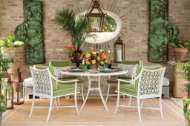 Picture of HARET OUTDOOR DINING CHAIR - CLOUD WHITE