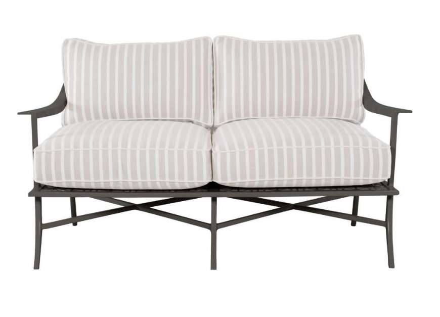 Picture of HARET OUTDOOR LOVESEAT - SMOKE GREY