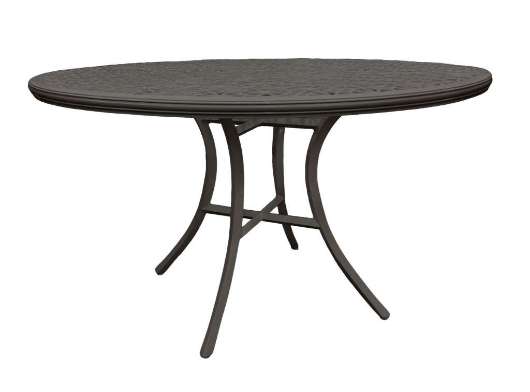 Picture of HARET OUTDOOR ROUND DINING TABLE - SMOKE GERY