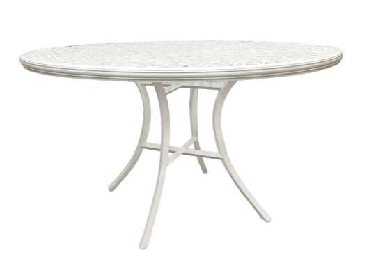 Picture of HARET OUTDOOR ROUND DINING TABLE - CLOUD WHITE