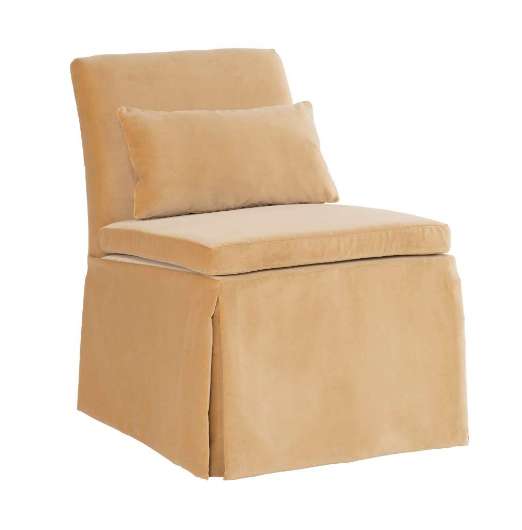 Picture of GEORGETTE SKIRTED SLIPPER CHAIR