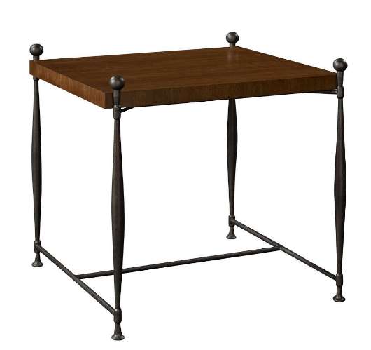 Picture of IONIA SIDE TABLE WITH SQUARE WOOD TOP