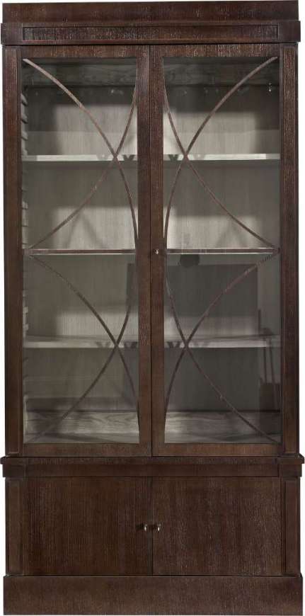 Picture of ARTISAN GRAND CABINET 2DR DECK GLASS ASH