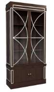 Picture of ARTISAN GRAND CABINET 2DR DECK GLASS ASH