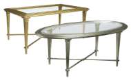 Picture of BRISTOL OVAL COCKTAIL TABLE GOLD