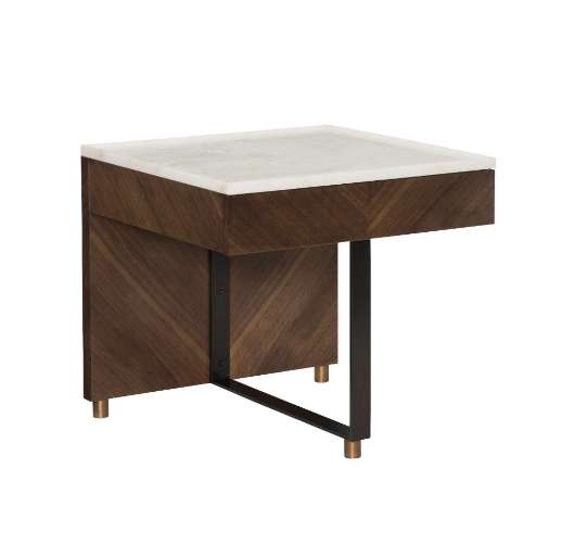 Picture of STRUT SIDE TABLE - STONE TOP