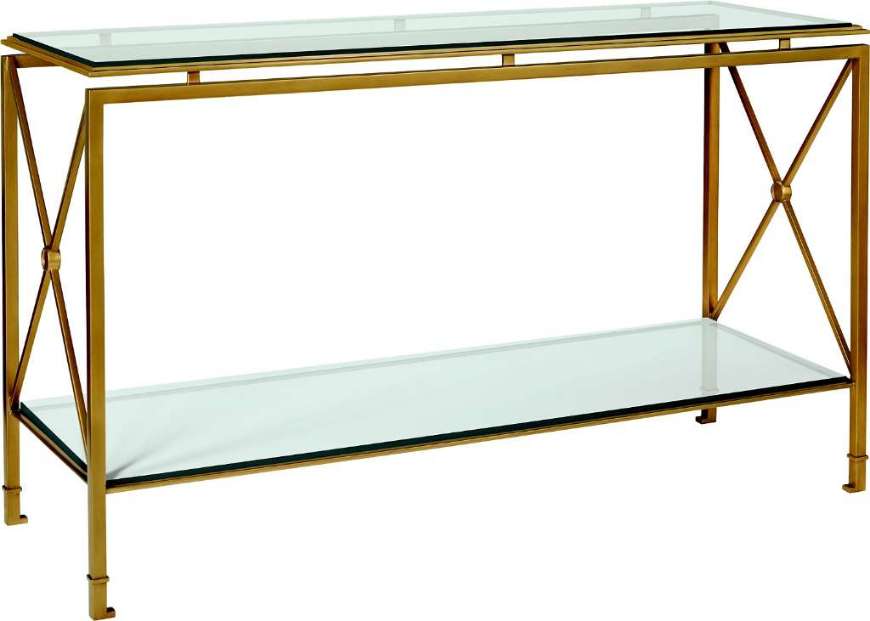 Picture of MONTPELIER CONSOLE TABLE WITH GLASS TOP