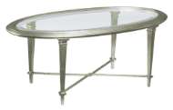 Picture of BRISTOL OVAL COCKTAIL TABLE SILVER