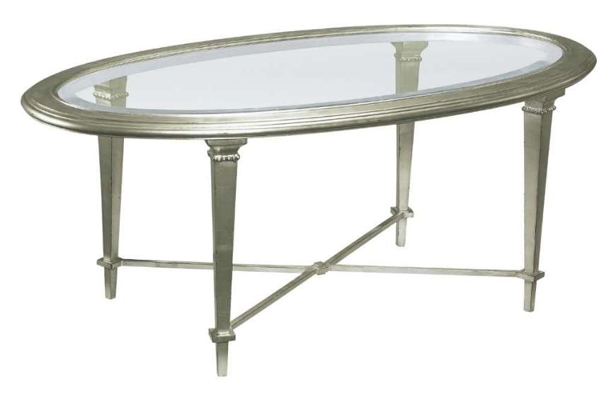 Picture of BRISTOL OVAL COCKTAIL TABLE SILVER