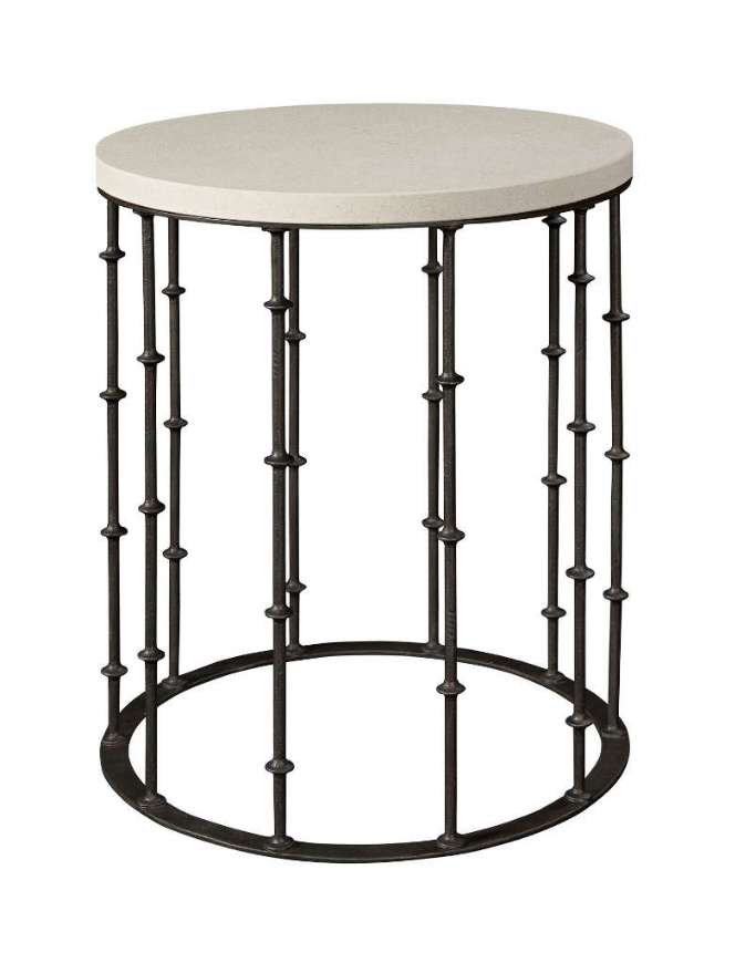 Picture of ASTOR SIDE TABLE WITH STONE TOP