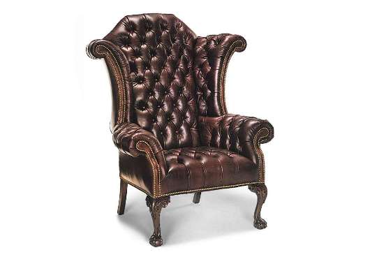 Picture of GEORGE III TUFTED WING CHAIR    