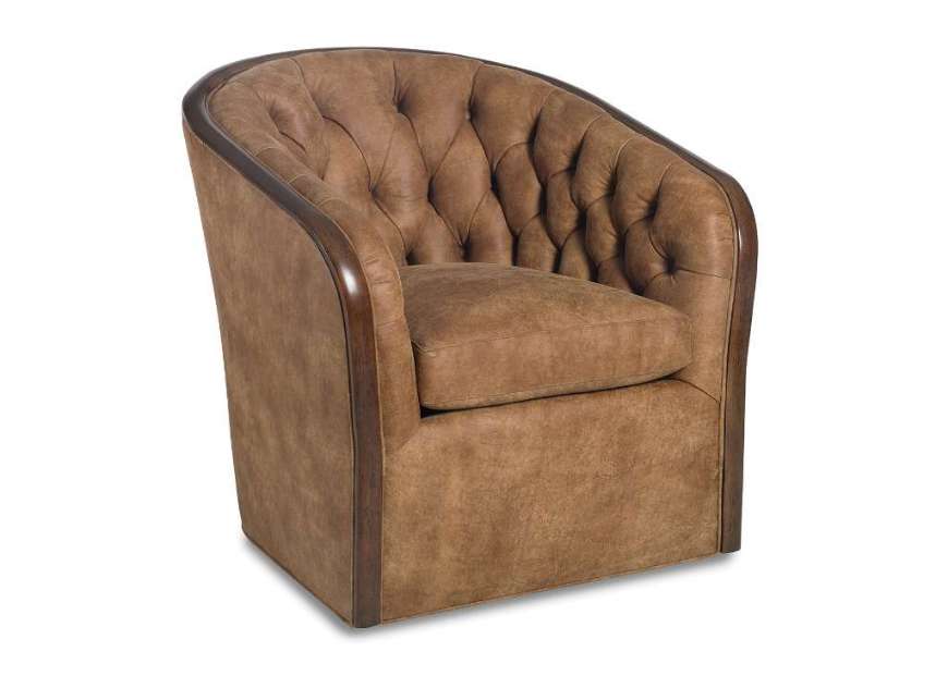 Picture of SYBIL TUFTED SWIVEL CHAIR     