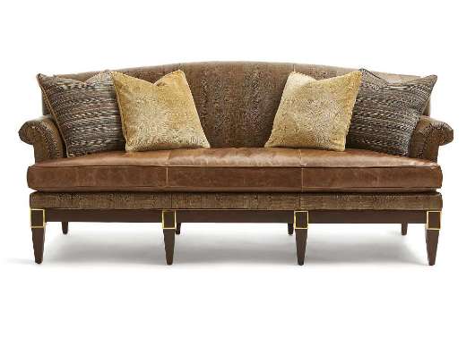 Picture of JULIA SOFA WITH METAL INSETS    