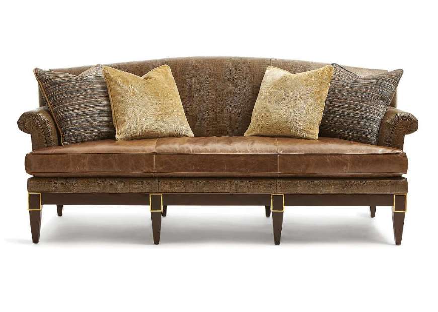 Picture of JULIA SOFA WITH METAL INSETS    