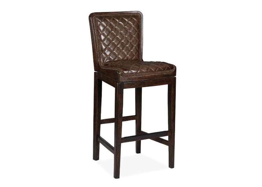 Picture of MIRAD QUILTED SWIVEL COUNTER STOOL    