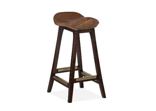 Picture of ENGLISH SADDLE COUNTER STOOL     