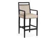 Picture of AVRILL CHANNEL QUILTED BAR STOOL    