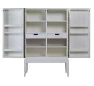 Picture of SOCIALITE HIGH BAR CABINET WITH GRASS CLOTH