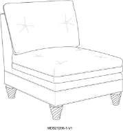 Picture of MAGNOLIA ARMLESS CHAIR