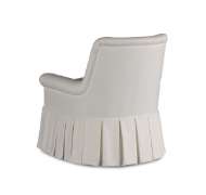 Picture of ARABELLA SKIRTED SWIVEL CHAIR (BOX PLEAT SKIRT)