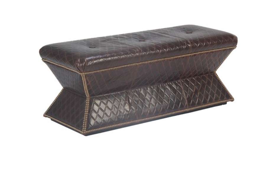 Picture of FACETED BENCH (LEATHER)