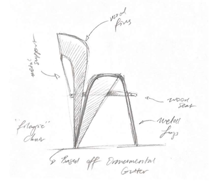 Picture of MET CHENEAU DINING CHAIR