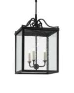 Picture of GIATTI LARGE BLACK OUTDOOR LANTERN