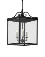 Picture of GIATTI LARGE BLACK OUTDOOR LANTERN