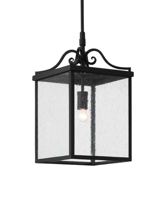 Picture of GIATTI SMALL BLACK OUTDOOR LANTERN