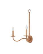 Picture of SAXON DOUBLE-LIGHT TAN WALL SCONCE