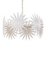 Picture of BISMARKIA SMALL WHITE CHANDELIER