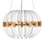 Picture of COQUETTE SMALL BRASS CHANDELIER