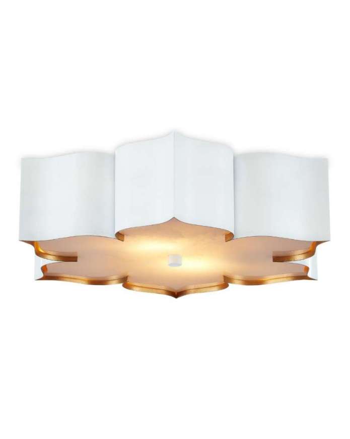 Picture of GRAND LOTUS WHITE FLUSH MOUNT